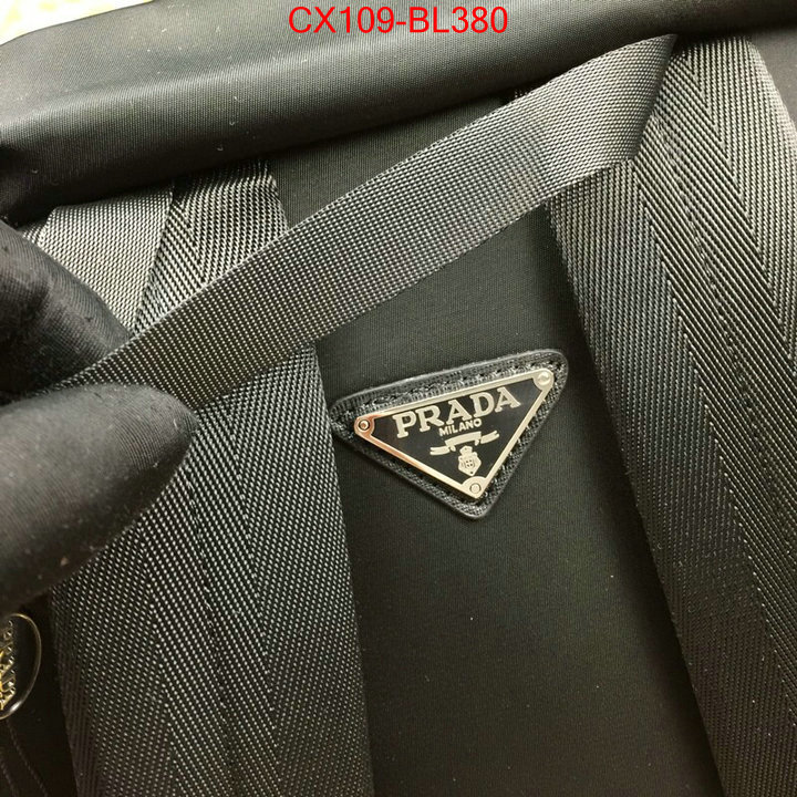 Prada Bags(4A)-Backpack-,luxury fake ,ID: BL380,$:109USD