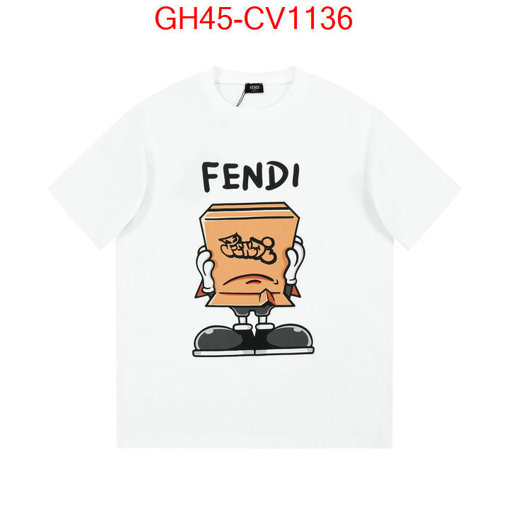 Clothing-Fendi,aaaaa customize , ID: CV1136,$: 45USD