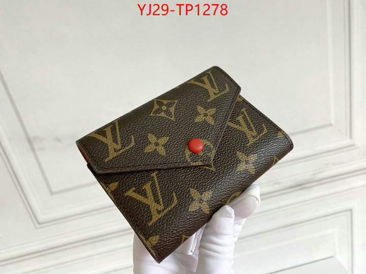 LV Bags(4A)-Wallet,ID: TP1278,$: 29USD