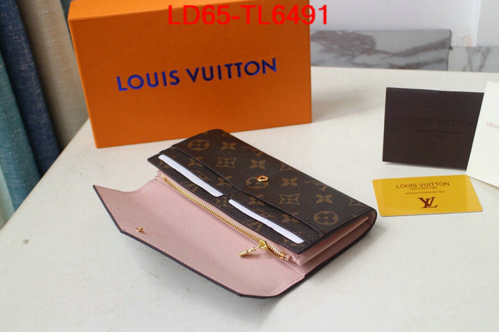 LV Bags(TOP)-Wallet,ID:TL6491,$: 65USD