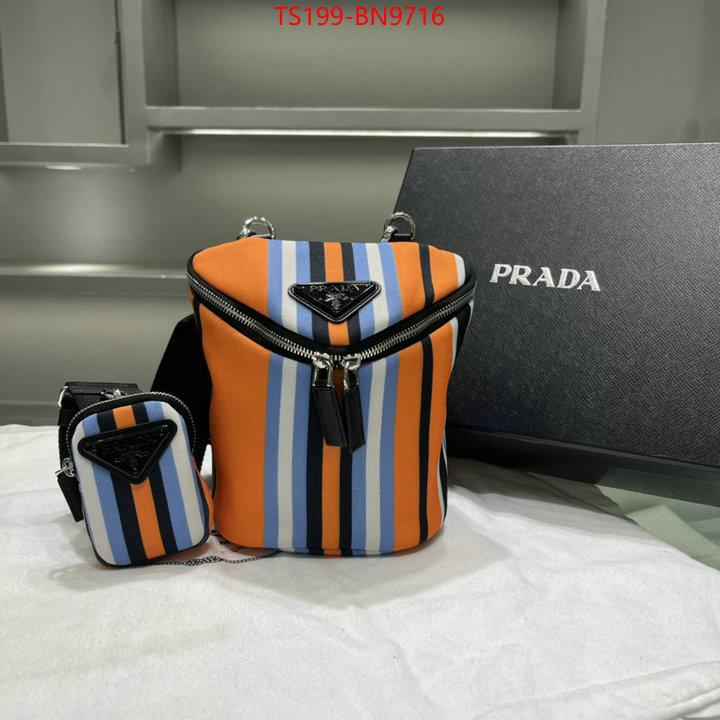 Prada Bags(TOP)-Diagonal-,ID: BN9716,$: 199USD