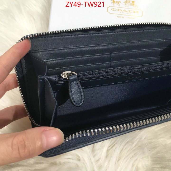 Coach Bags(4A)-Wallet,aaaaa+ replica ,ID: TW921,$: 49USD