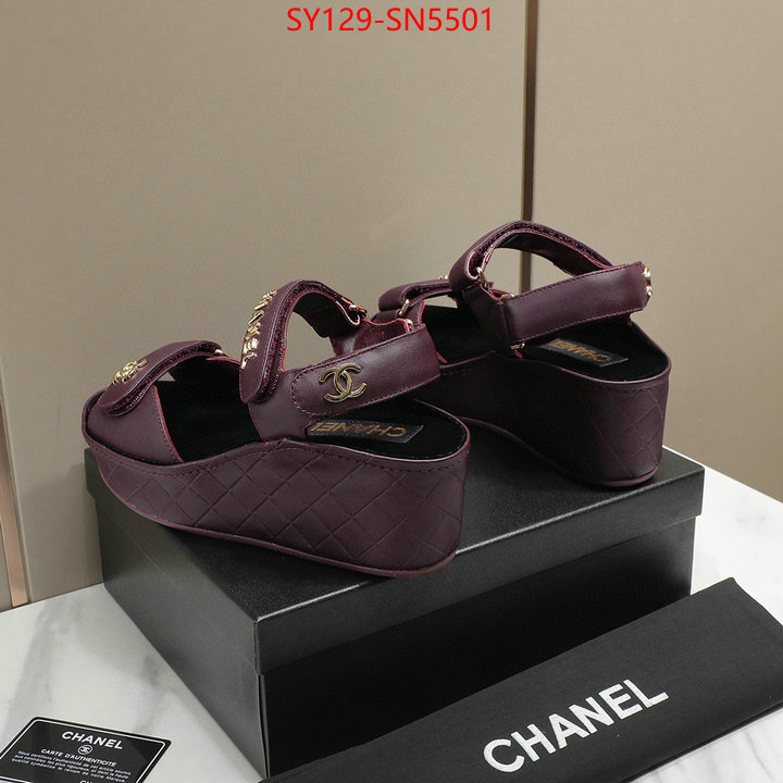 Women Shoes-Chanel,1:1 replica wholesale , ID: SN5501,$: 129USD