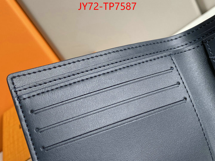 LV Bags(TOP)-Wallet,ID: TP7587,$: 72USD