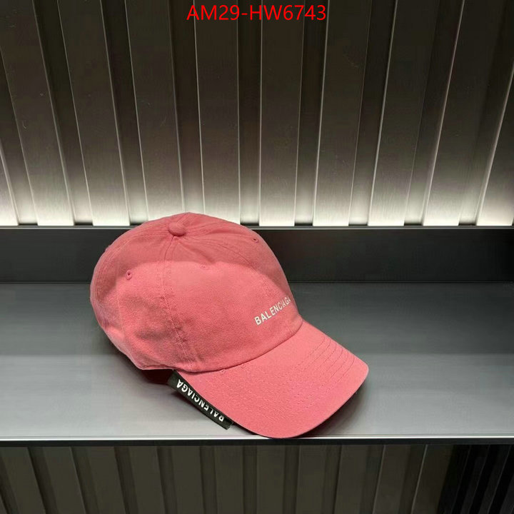 Cap (Hat)-Balenciaga,top quality fake , ID: HW6743,$: 29USD