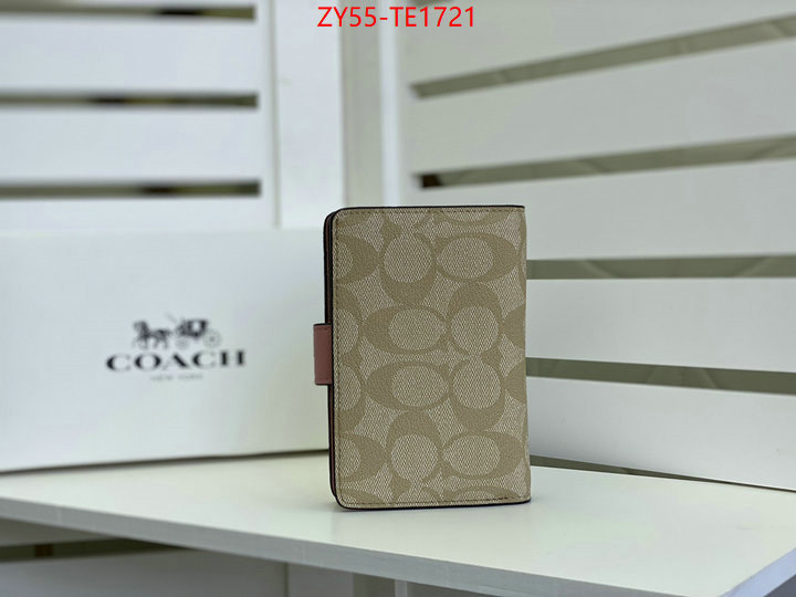 Coach Bags(4A)-Wallet,replica 1:1 ,ID: TE1721,$: 55USD