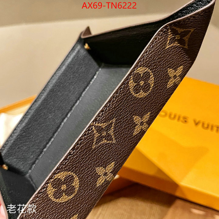 LV Bags(TOP)-Wallet,ID: TN6222,$: 69USD