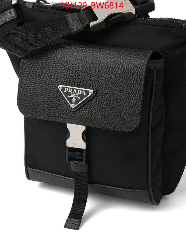 Prada Bags(TOP)-Diagonal-,ID: BW6814,$: 129USD