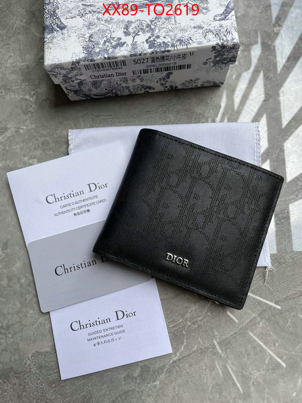 Dior Bags(TOP)-Wallet-,ID: TO2619,$: 89USD