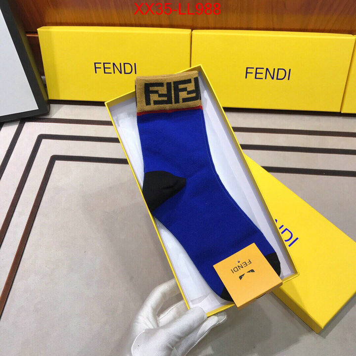 Sock-Fendi,high quality designer , ID: LL988,$:35USD