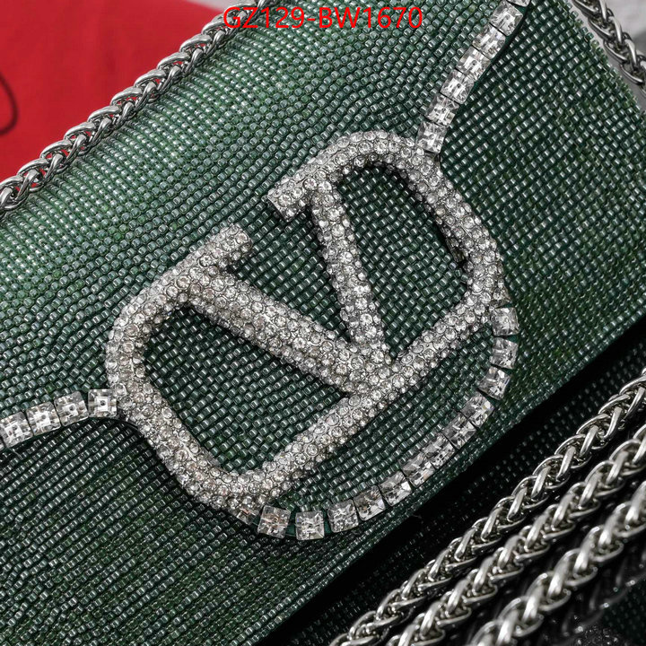 Valentino Bags(4A)-LOC-V Logo ,what is a 1:1 replica ,ID: BW1670,$: 129USD