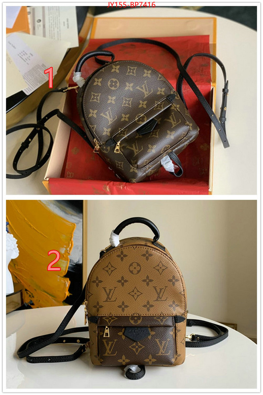 LV Bags(TOP)-Backpack-,Code: BP7416,$: 155USD