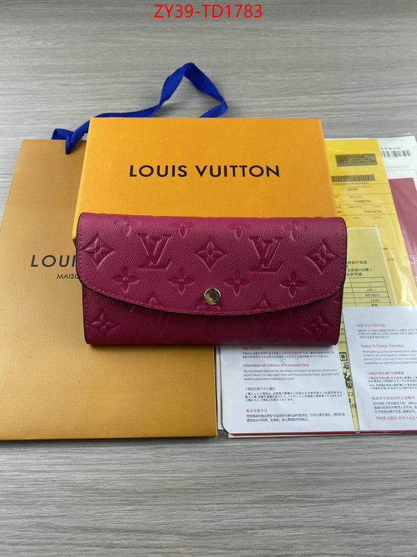 LV Bags(4A)-Wallet,ID: TD1783,$: 39USD