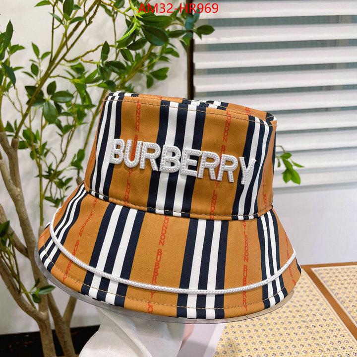 Cap (Hat)-Burberry,cheap replica designer , ID: HR969,$: 32USD