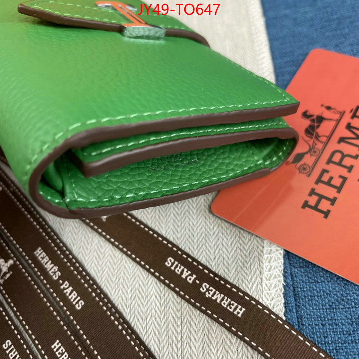 Hermes Bags(4A)-Wallet-,replica 1:1 high quality ,ID: TO647,$: 49USD