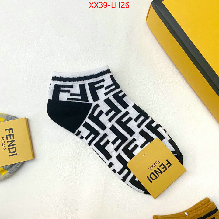 Sock-Fendi,high quality designer replica , ID:LH26,$: 39USD