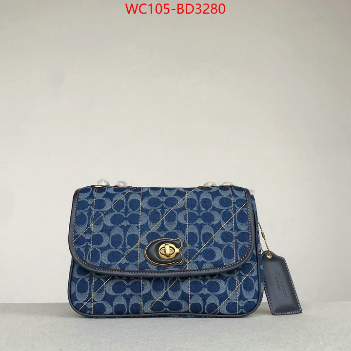 Coach Bags(4A)-Diagonal,found replica ,ID: BD3280,$: 105USD