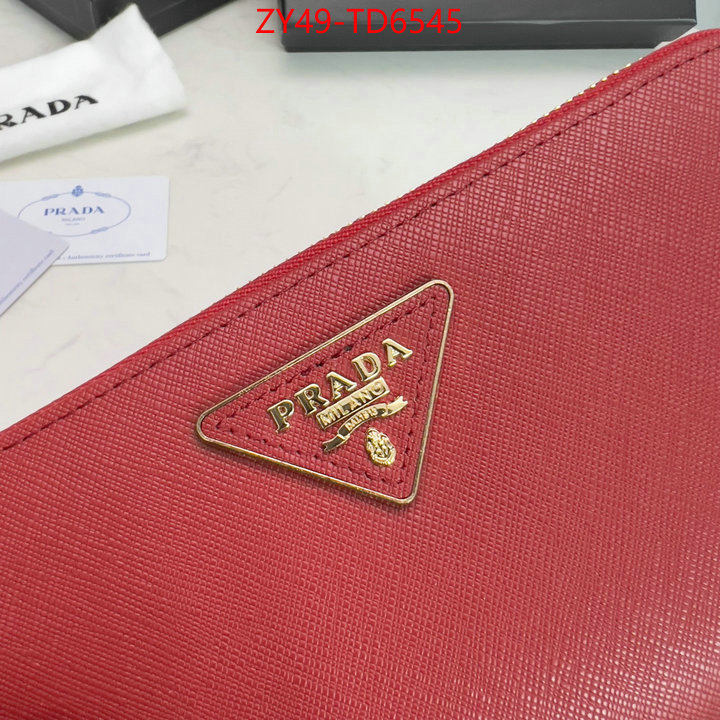 Prada Bags(4A)-Wallet,buy replica ,ID: TD6545,$: 49USD