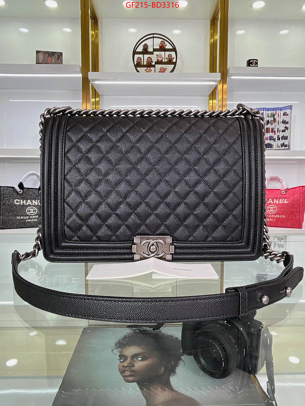 Chanel Bags(TOP)-Le Boy,ID: BD3316,$: 215USD