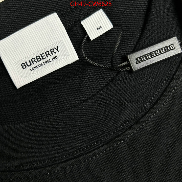 Clothing-Burberry,best website for replica , ID: CW6628,$: 49USD