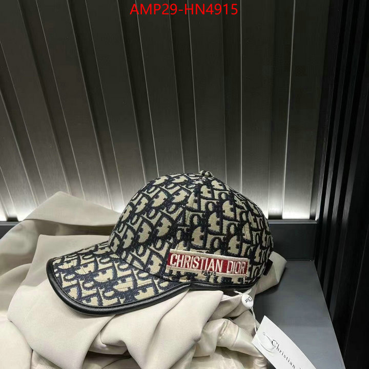 Cap (Hat)-Dior,cheap online best designer , ID: HN4915,$: 29USD