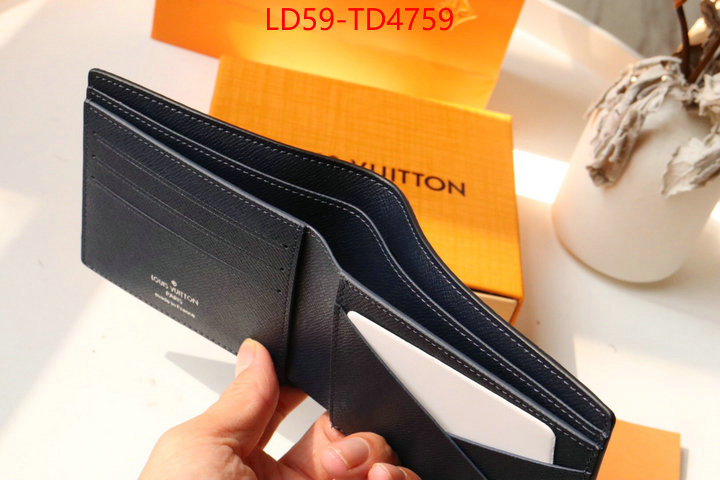 LV Bags(TOP)-Wallet,ID: TD4759,$: 59USD