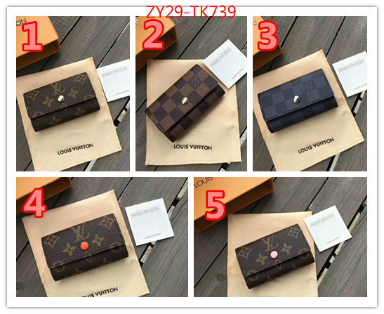 LV Bags(4A)-Wallet,ID: TK739,$:29USD