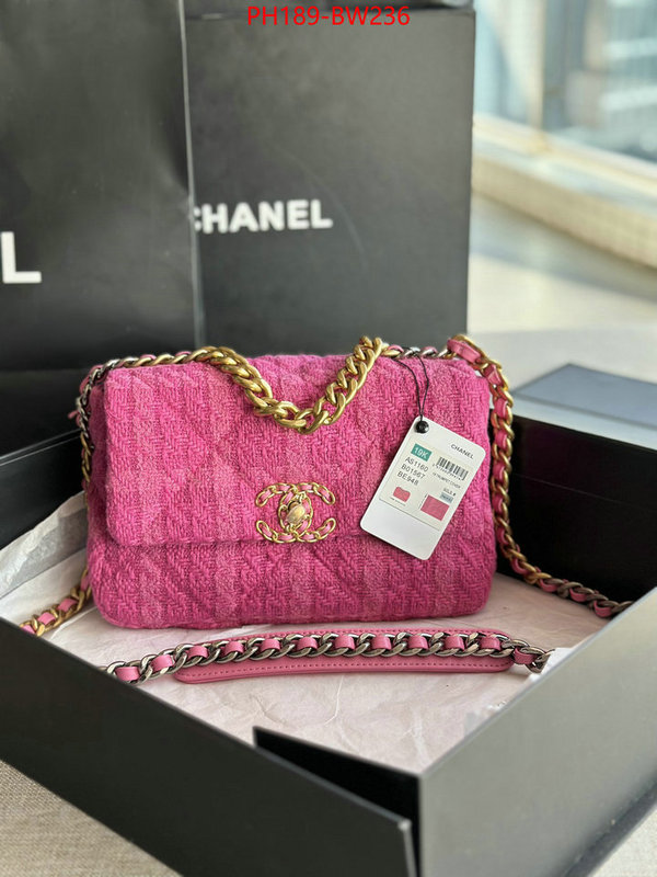 Chanel Bags(TOP)-Diagonal-,ID: BW236,$: 189USD