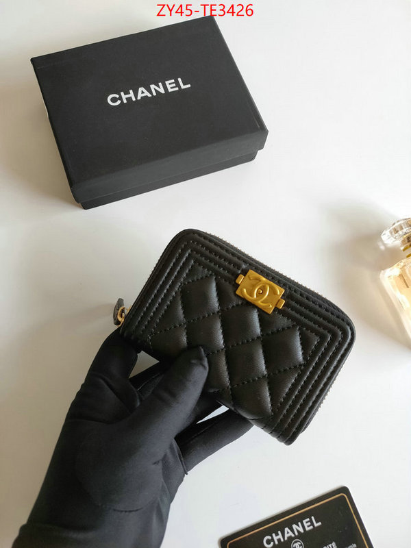 Chanel Bags(4A)-Wallet-,ID: TE3426,$: 45USD