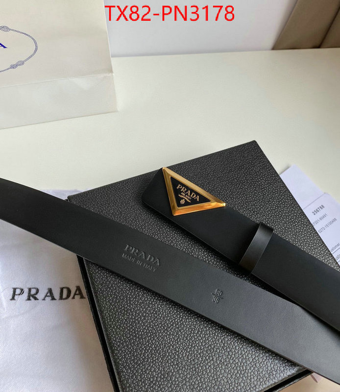 Belts-Prada,7 star quality designer replica , ID: PN3178,$: 82USD