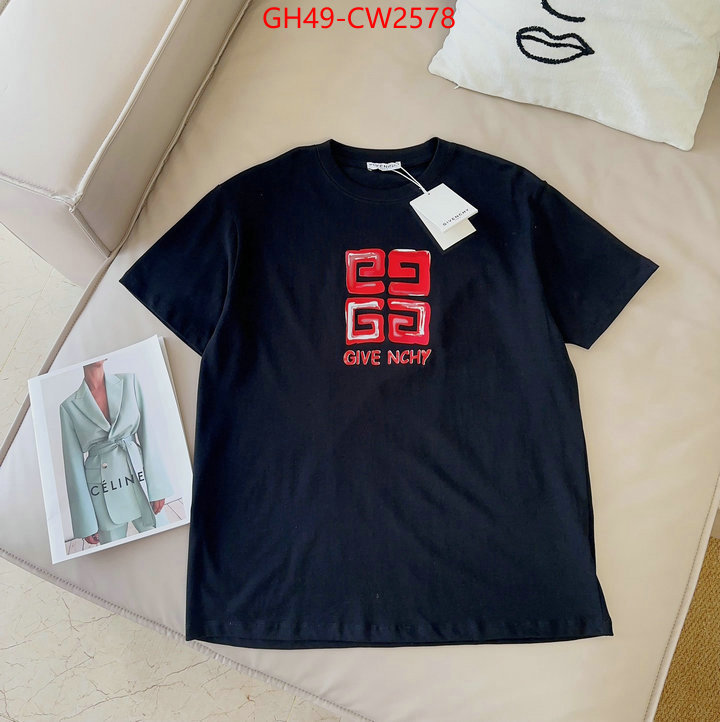 Clothing-Givenchy,best site for replica ,ID: CW2578,$: 49USD