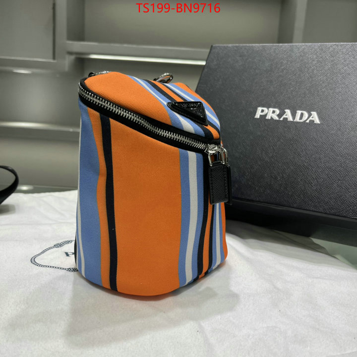 Prada Bags(TOP)-Diagonal-,ID: BN9716,$: 199USD