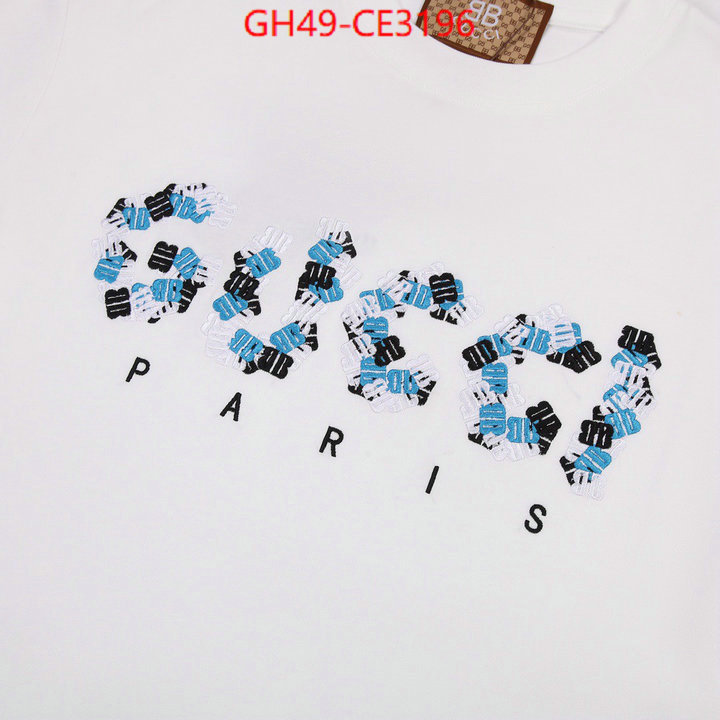 Clothing-Gucci,high quality happy copy , ID: CE3196,$: 49USD