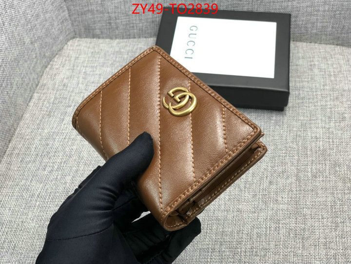 Gucci Bags(4A)-Wallet-,top quality fake ,ID: TO2839,$: 49USD