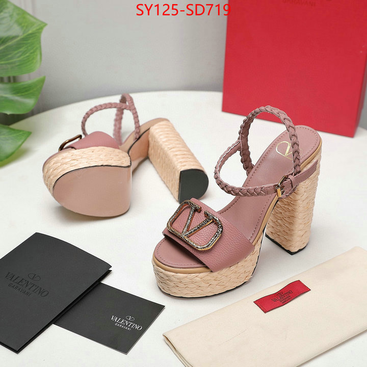 Women Shoes-Valentino,designer 7 star replica , ID: SD719,$: 125USD