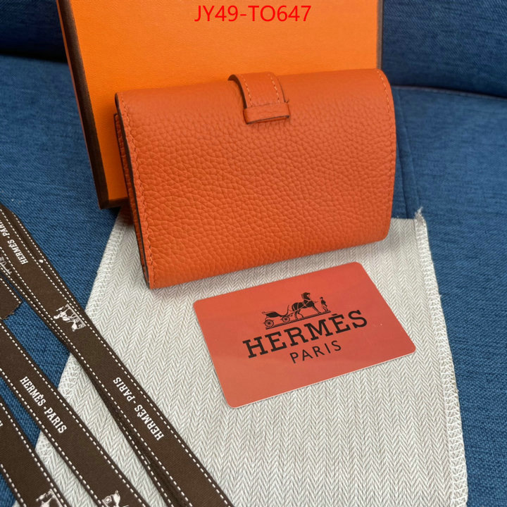 Hermes Bags(4A)-Wallet-,replica 1:1 high quality ,ID: TO647,$: 49USD