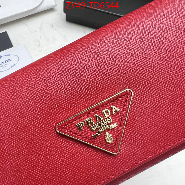 Prada Bags(4A)-Wallet,copy ,ID: TD6544,$: 49USD