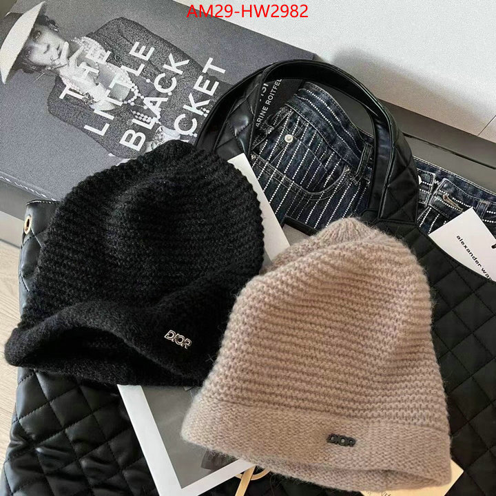 Cap (Hat)-Dior,replcia cheap from china , ID: HW2982,$: 29USD