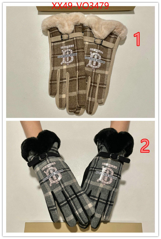 Gloves-Burberry,top quality replica , ID: VO3479,$: 49USD