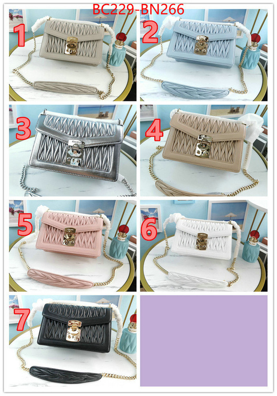 Miu Miu Bags(TOP)-Diagonal-,replica aaaaa+ designer ,ID: BN266,$: 229USD