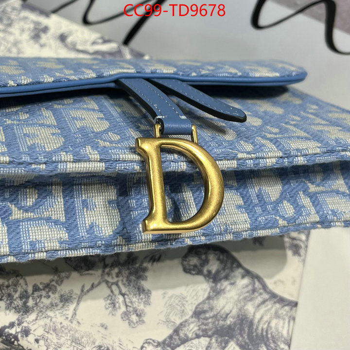 Dior Bags(TOP)-Wallet-,ID: TD9678,$: 99USD