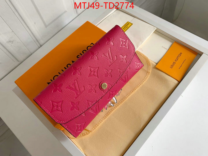 LV Bags(4A)-Wallet,ID: TD2774,$: 49USD