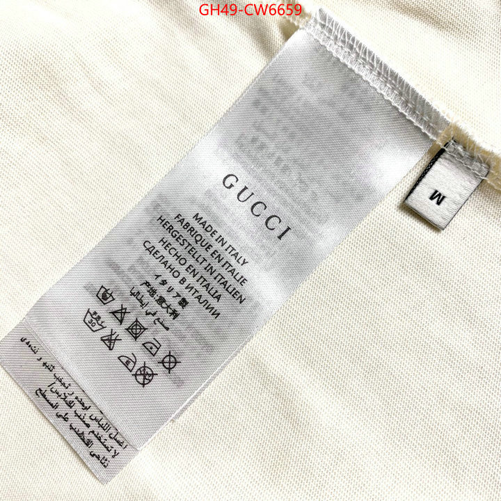 Clothing-Gucci,for sale cheap now , ID: CW6659,$: 49USD