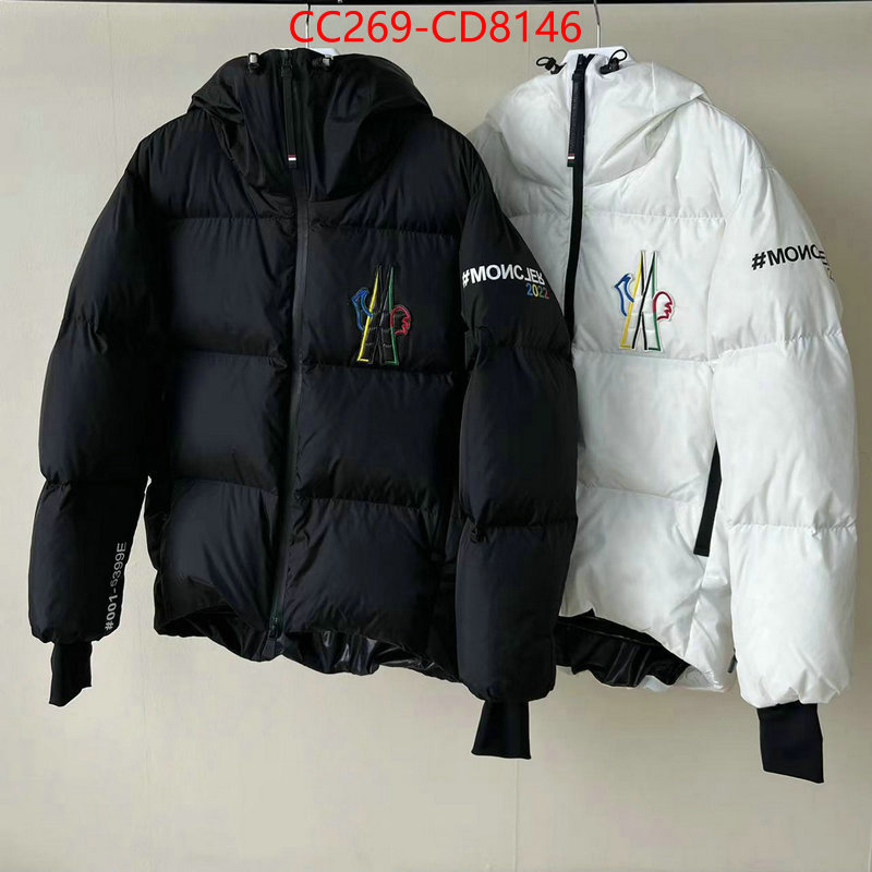 Down jacket Men-Moncler,perfect , ID: CD8146,$: 269USD