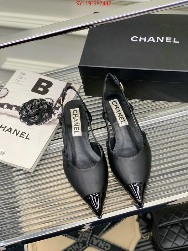 Women Shoes-Chanel,fake designer , ID: SP7447,$: 119USD