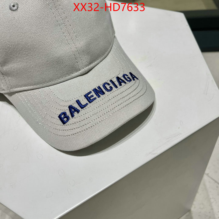 Cap (Hat)-Balenciaga,high quality 1:1 replica , ID: HD7633,$: 32USD