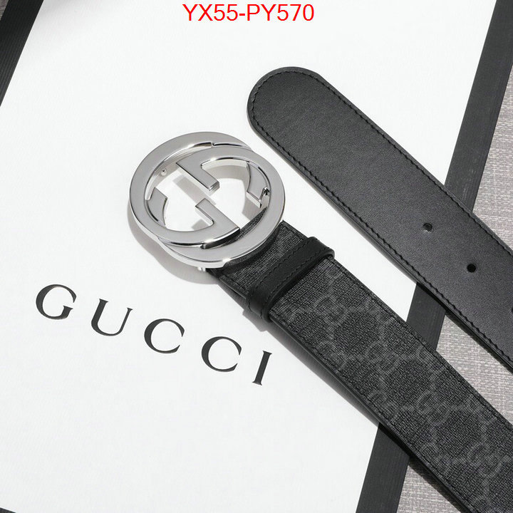 Belts-Gucci,best quality replica , ID: PY570,$:55USD