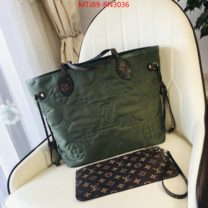 LV Bags(4A)-Neverfull-,where to buy replicas ,ID: BN3036,$: 89USD