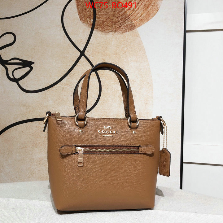 Coach Bags(4A)-Tote-,where to buy fakes ,ID: BO491,$: 75USD