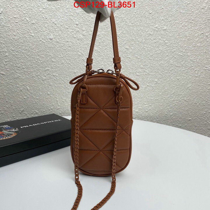 Prada Bags(TOP)-Diagonal-,ID: BL3651,$: 129USD